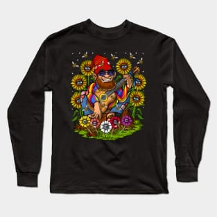 Gnome Sunflowers Long Sleeve T-Shirt